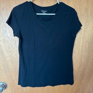Merona Black Short Sleeve Tee